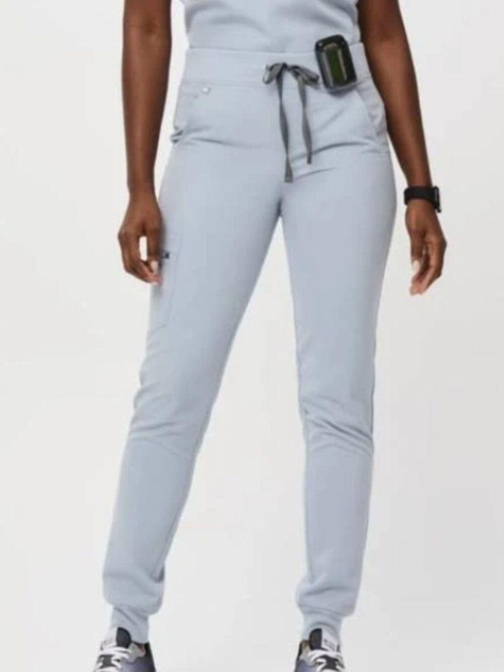 Dusty Blue FIGS Zamora Jogger Scrub Pants